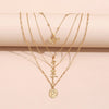 MAA-OE 2022 Bohemian Multilayer Snake Butterfly Necklace for Women Gold Chain Choker Necklaces Gifts Jewelry