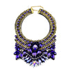 Brand Women Party Exaggerate Accessories Luxury Choker Multicolor Crystal Bead Collar Statement Necklaces Maxi Jewelry