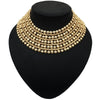 Chunky Metal Statement Necklace For Women Neck Bib Collar Choker Necklace Maxi Jewelry Golden & Silver Colors Bijoux