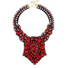 Crystal Bead Luxury Collar Choker Necklace Women Accessories Indian Style Handmade Bib Maxi Necklaces Statement Jewelry