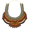 Fashion Handmade Ethnic Choker Necklace Bib Collares Multicolor Beads Statement Necklaces Boho Jewelry Women Accessories