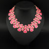 Fashion Women Collar Choker Necklaces New Enamel Drop glaze Chunky Alloy Bib Statement Necklaces Maxi Jewelry CE3026