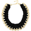 Handmade Knitting wo Crochet Chunky Necklace Women Statement Jewelry Big Chokers Maxi Collar Necklaces Jewelry