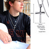 MENS CROSS NECKLACE FOR MEN STAINLESS STEEL JESUS CHRIST PRAYER CROSSES NECKLACES MEN'S JEWELRY RELIGIOUS JESUS PENDANT