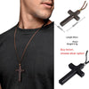 MENS CROSS NECKLACE FOR MEN STAINLESS STEEL JESUS CHRIST PRAYER CROSSES NECKLACES MEN'S JEWELRY RELIGIOUS JESUS PENDANT