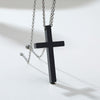 MENS CROSS NECKLACE FOR MEN STAINLESS STEEL JESUS CHRIST PRAYER CROSSES NECKLACES MEN'S JEWELRY RELIGIOUS JESUS PENDANT
