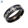 Vintage China Dragon 316L stainless steel Ring Mens Jewelry for Men lord Wedding Band male ring for lovers