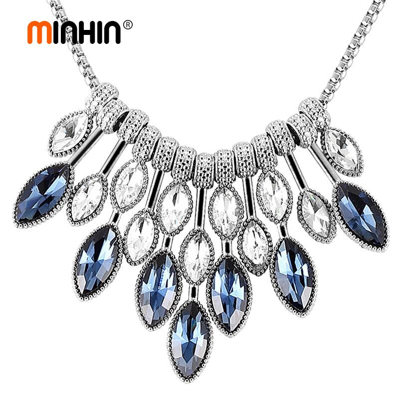 MINHIN 2021 Statement Necklaces For Women  Crystal Chokers Necklace Collar Jewelry Mother's Day Gift Necklace