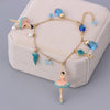 Quality Fine Jewelry Simulated Gem Enamel Glaze Bracelet Jewelry Ballet Girl Pearl Bracelet Party Bracelet Female L442