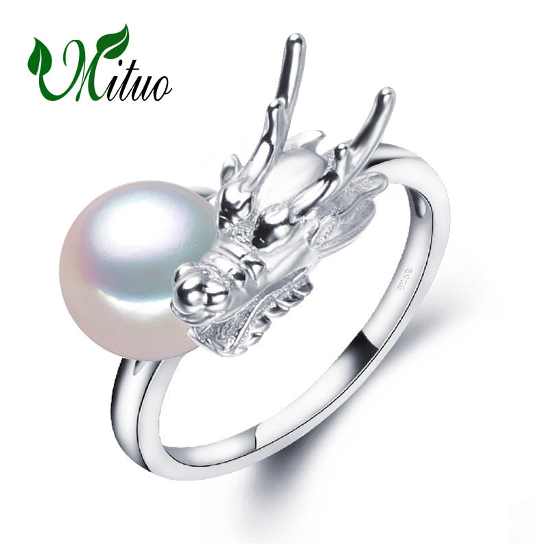 bohemia 2020 New Pearl Ring trendy Pearl Adjustable charms punk Rings for women pearl Jewelry aliexpress