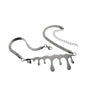 MOGAKU Metal Water Drop Clavicle Necklace OL Designer Party Club Goth Chokers Necklaces INS Hiphop Punk Jewelry Top