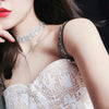 MOGAKU Sexy Long Tassel Clavicle Necklace 2021 Women&#39;s Simple All-Matching Long Chokers Necklace Wedding Party Jewelry