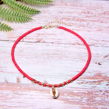 MOON GIRL Boho Natural Shell Choker  Cowrie Statement Bib Collier Femme Vintage Necklace Pendant Women