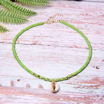 MOON GIRL Boho Natural Shell Choker  Cowrie Statement Bib Collier Femme Vintage Necklace Pendant Women