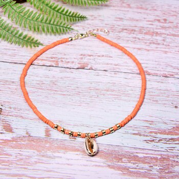 MOON GIRL Boho Natural Shell Choker  Cowrie Statement Bib Collier Femme Vintage Necklace Pendant Women