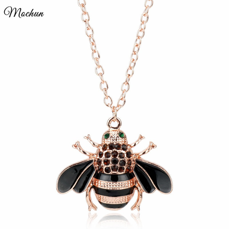 Gold Color Chain Hanging Kitten Cat Choker Necklace Little Cute Black White Cat Swing Pendant Necklace For Women Girls Jewelry