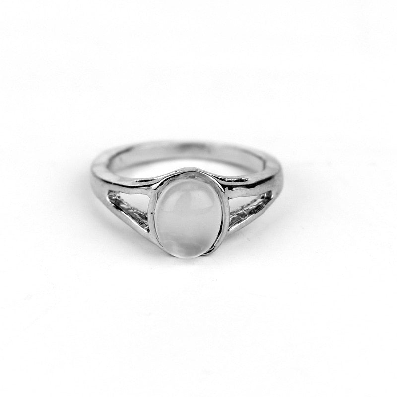 MQCHUN  Movies Jewelry The Vampire Diaries Ring Elena Gilbert Daylight Rings Vintage Crystal Ring Blue Lapis Cosplay Gift