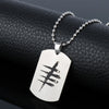 MQCHUN Game Dead by Daylight Necklace Stainless Steel Round Bead Chain Pendant Dog Tag Chain Necklace Men Jewelry Fans Gift