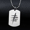 MQCHUN Game Dead by Daylight Necklace Stainless Steel Round Bead Chain Pendant Dog Tag Chain Necklace Men Jewelry Fans Gift