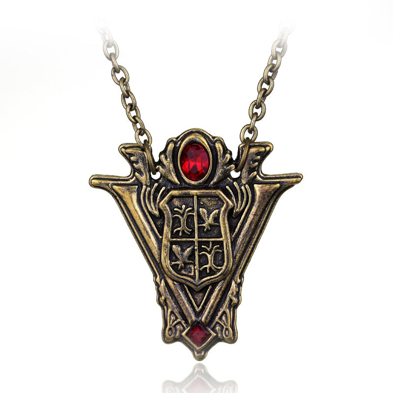 New Arrival Necklace Timeless classic Twilight Saga Eclipse Necklace Pendant New Moon Volturi Crest Jewelry Women Gift