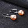 925 Silver Drop Earrings Accessories For Women Minima Design Drop Tear Statement Natural Pearl Earrings FE0167