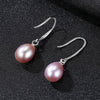 925 Silver Drop Earrings Accessories For Women Minima Design Drop Tear Statement Natural Pearl Earrings FE0167