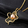 925 Sterling Silver Necklace Natural AAAA Pearl Pendant Flower Necklace for Women Fine Jewelry Lover FN0099