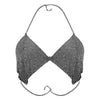MYDANER Sexy Beach Bikini Sequins Chest Chain Halter Rhinestones Summer Women Bra Chain Harness Necklace Body Jewelry