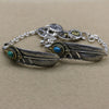 Made Old Fashion Jewelry Retro Thai Silver Bracelet S925 Sterling Silver Feathers Takahashi Goro Matsushita Nepalese Bracelet