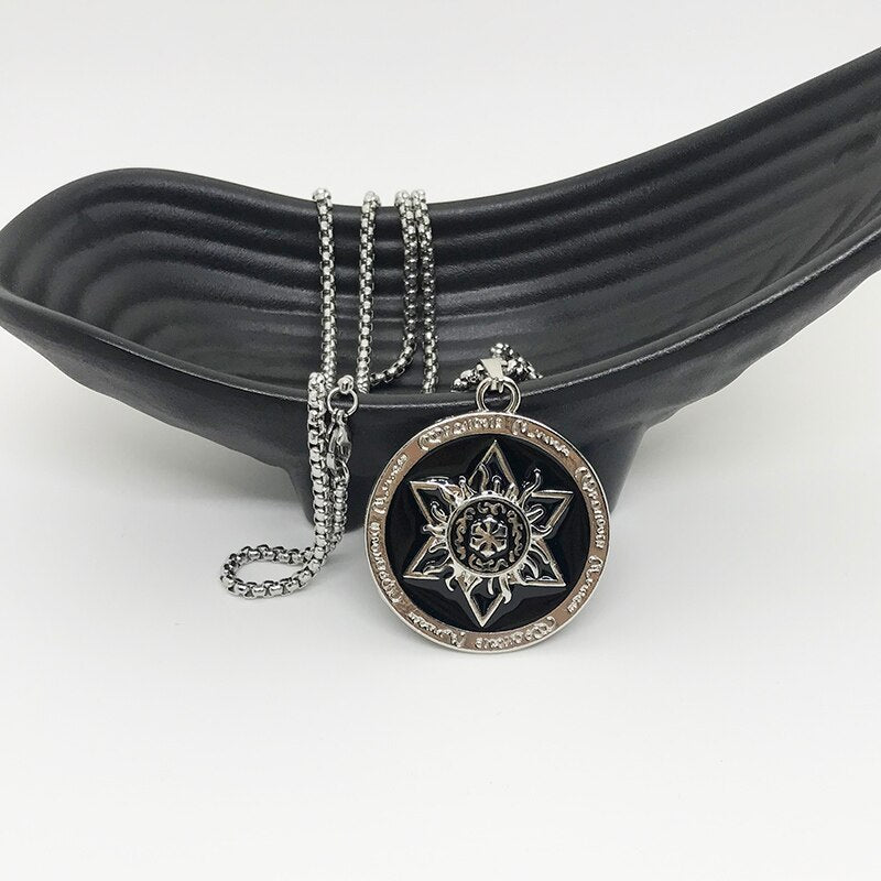 Magen David Pendant Israel Chain Necklaces Men Women Alloy Judaica Silver Color Jewish Jewelry