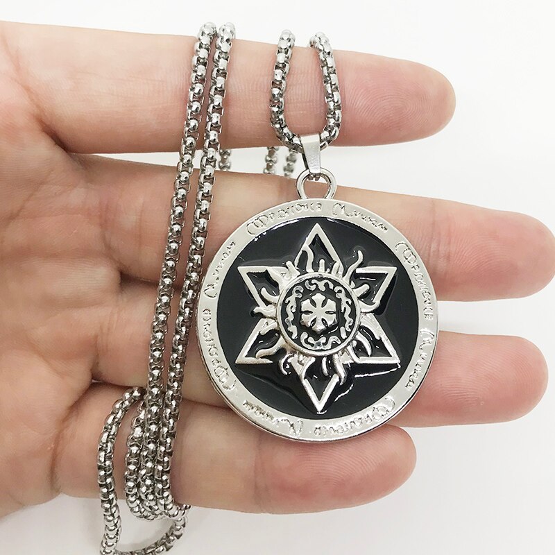 Magen David Pendant Israel Chain Necklaces Men Women Alloy Judaica Silver Color Jewish Jewelry