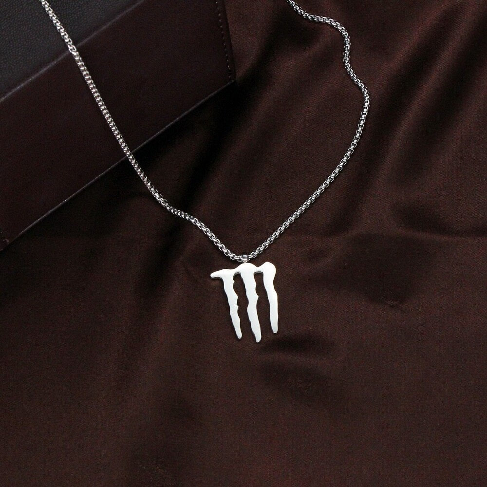 Magic Claw Necklace Trendy Men And Women Hip Hop Wild Titanium Steel Sweater Chain
