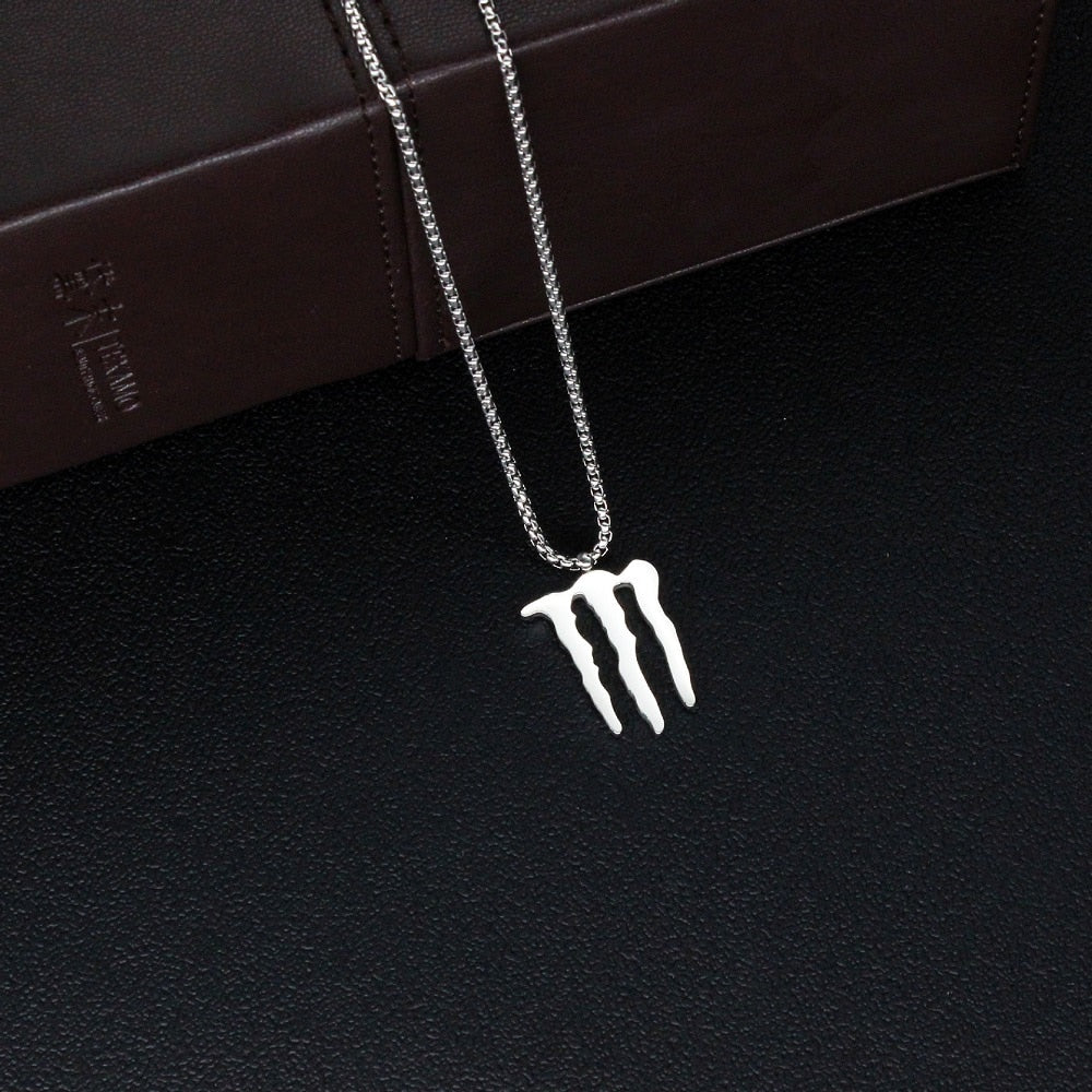 Magic Claw Necklace Trendy Men And Women Hip Hop Wild Titanium Steel Sweater Chain