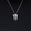 Magic Claw Necklace Trendy Men And Women Hip Hop Wild Titanium Steel Sweater Chain