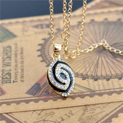 Crystal New Arrival Silver Color Crystal Eye Pendant Necklaces Jewelry for women MKJ194