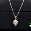 Crystal New Arrival Silver Color Crystal Eye Pendant Necklaces Jewelry for women MKJ194