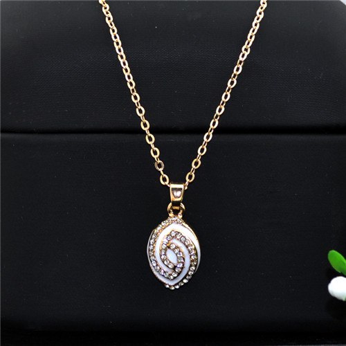 Crystal New Arrival Silver Color Crystal Eye Pendant Necklaces Jewelry for women MKJ194