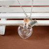 Make A Wish Glass Bead Orb Natural dandelion seed in glass long necklace Glass bottle necklace Necklace jewelry