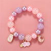 Makersland Cute Popcorn beads Bracelet Friendship Glass Bracelets For Girls Star Moon Cloud Flower Jewelry Accessories