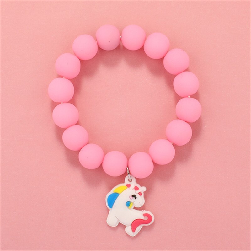 Makersland Cute Popcorn beads Bracelet Friendship Glass Bracelets For Girls Star Moon Cloud Flower Jewelry Accessories