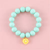 Makersland Cute Popcorn beads Bracelet Friendship Glass Bracelets For Girls Star Moon Cloud Flower Jewelry Accessories