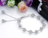 Man 925 Stamp Silver Color Chain Hollow 10mm Ball Bracelets Beads Bangles Party Retro Jewelry Accessories For Women Christmas