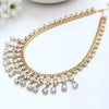 Manual chain water combination rhinestone necklace #N025