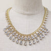 Manual chain water combination rhinestone necklace #N025