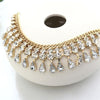 Manual chain water combination rhinestone necklace #N025