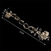 Many Style Gold Color Crystal Simulated Pearl Hair Comb For Wedding Hair Accessories Handmade Bride Hair Jewelry Headpiece Tiara