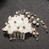 Many Style Silver Pearl Rhinestones Wedding Hair Comb For Women Crystal Hair Jewelry Handmade Bride Headdress Hair Accessories