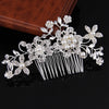 Many Style Silver Pearl Rhinestones Wedding Hair Comb For Women Crystal Hair Jewelry Handmade Bride Headdress Hair Accessories