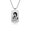 Maradona Beaded Necklace Football Super Star Stainless Steel Tag Pendant Fans Gifts