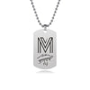 Maradona Beaded Necklace Football Super Star Stainless Steel Tag Pendant Fans Gifts